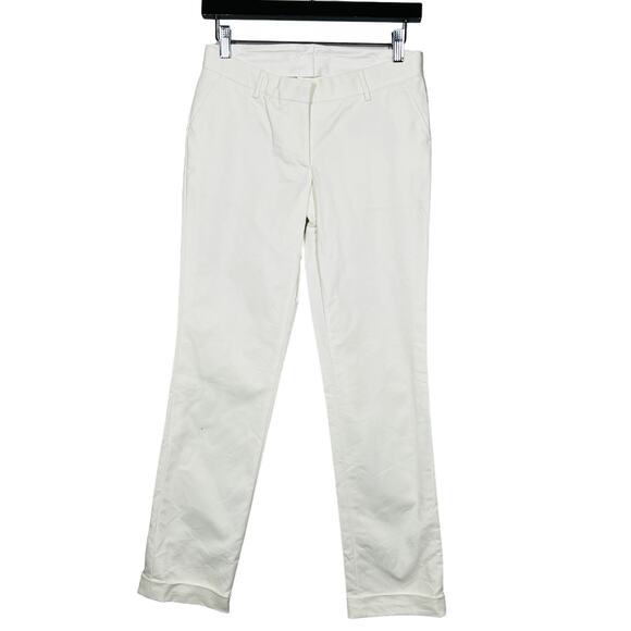 Sacoor Brothers Womens Trouser Cuffed Ankle Career Casual Bone - 8 - Picture 1 of 4